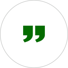 A green circle with the word " quotation mark ".