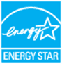 A blue energy star logo with an image of a star.