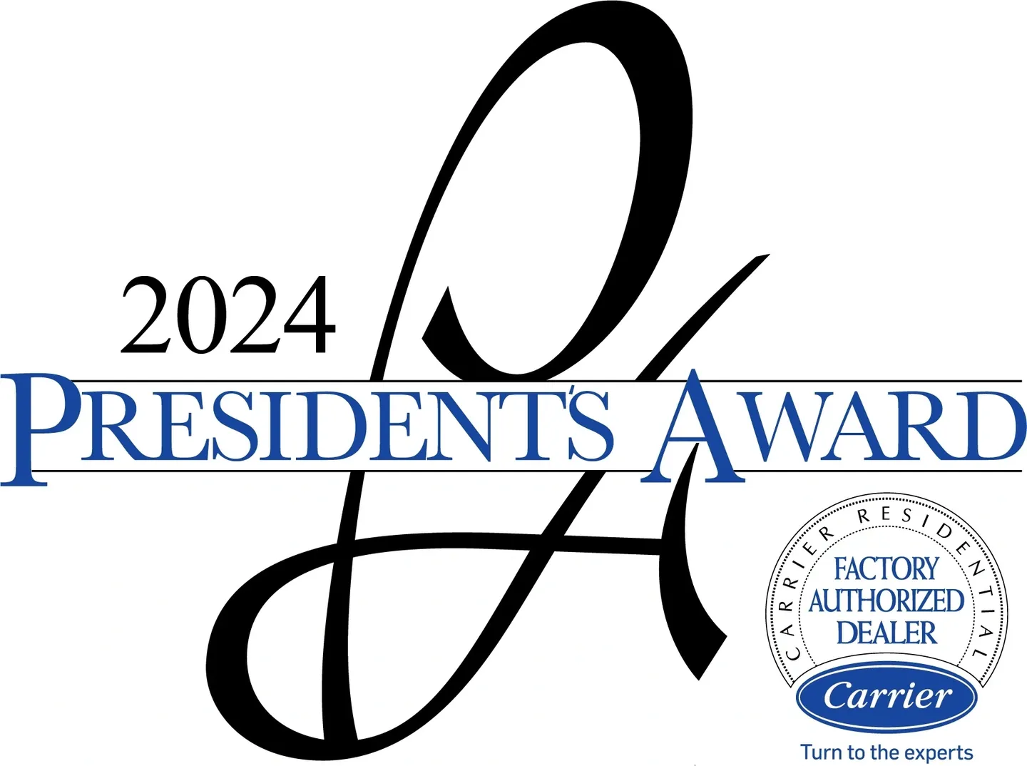 A logo for the 2 0 2 4 presidents award.