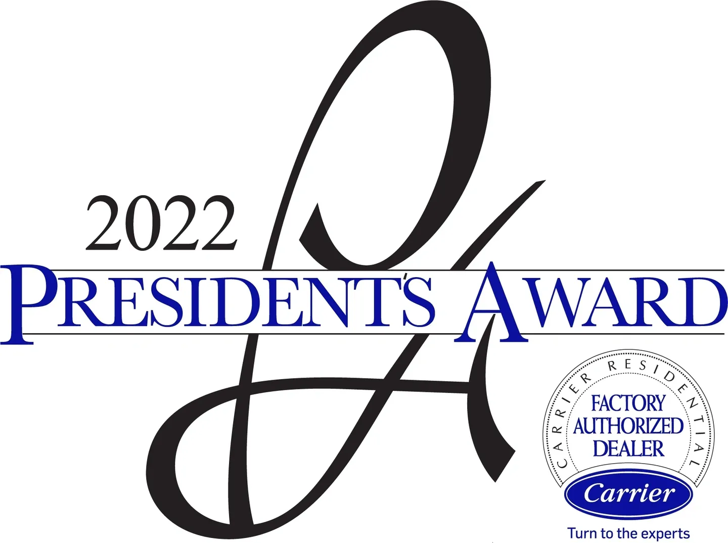 A logo for the 2 0 2 2 presidents award.